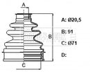 Borg & Beck Cv Joint Boot Kit Part No -BCB6349