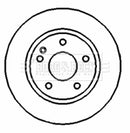 Borg & Beck Brake Disc (Pair)  - BBD4411