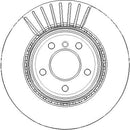 Disctech Brake Disc - Fits Bmw - ABD3389 - Rear Axle