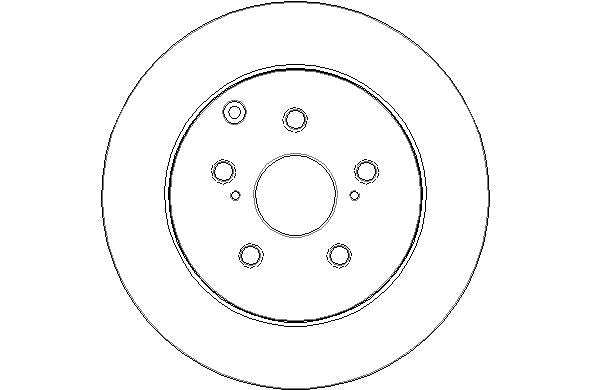 Disctech Brake Disc - Fits Toyota - ABD2600 - Rear Axle