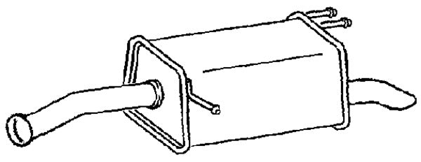 Klarius KA38D - Box With Tail Pipe