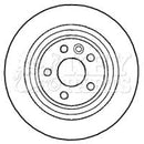 Key Parts Brake Disc Pair Part No -KBD4587