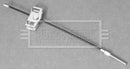 Borg & Beck Brake Cable - Front -BKB3329