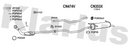 Klarius CN474V - Catalyst Repair Pipe  - Fits Citroen Xantia 1.8i