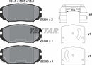 Textar Brake Pad Set - 2239301