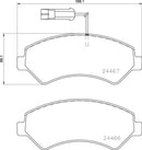 Mintex Brake Pad Set fits -Fiat MDB3794 (also fits other vehicles)