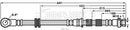 Borg & Beck Brake Hose Part No -BBH7931