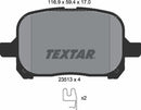 Textar Brake Pad Set - 2351302