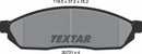 Textar Brake Pad Set - 2073101