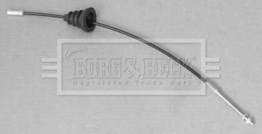 Borg & Beck Brake Cable - Front -BKB3127