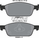Textar Brake Pad Set - 2555501