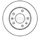 Borg & Beck Brake Disc Pair Part No -BBD4283