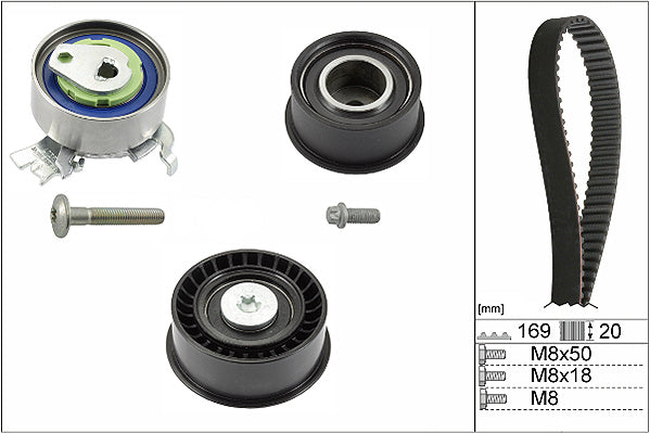 INA Timing Belt Set - Part No - 530007810