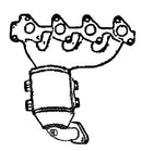 Klarius 324568 - Catalyst Type Approved Withpip  - Fits Kia Picanto 1.2