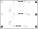 Intermotor Ignition Lead Set - 76331