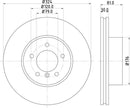 Mintex Brake Discs fits -BMW V315:5 MDC1795 (also fits other vehicles)