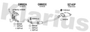 Klarius GM682A - Centre Pipe  - Fits Opel Agila 1.2i