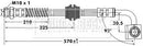 Borg & Beck Brake Hose Part No -BBH7070