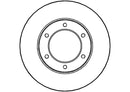 Disctech Brake Disc - Fits Citroën, Nissan - ABD3478 - Front Axle