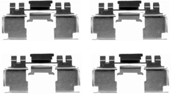 Textar Brake Pad Fitting Kit - 82506400