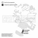 First Line Intake Manifold Hose Part No -FTH1123