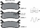 Eunos Mazda, Brake Pad Set - Textar 23387042390101