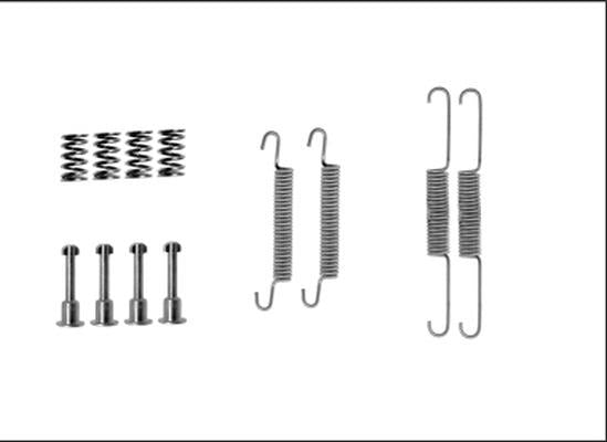 Textar Brake Shoe Fitting Kit - 97043600