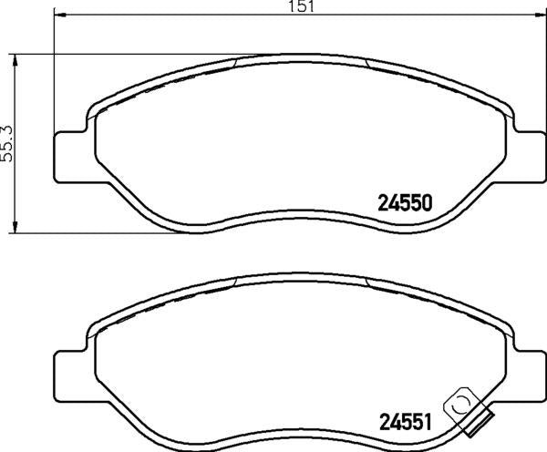Mintex Brake Pad & Disc Kit fits -Opel Vauxhall MDK0242 (also fits other vehicles)