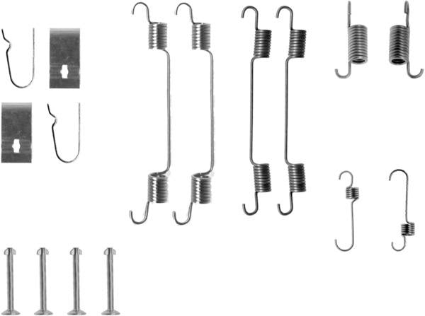 Textar Brake Shoe Fitting Kit - 97013400