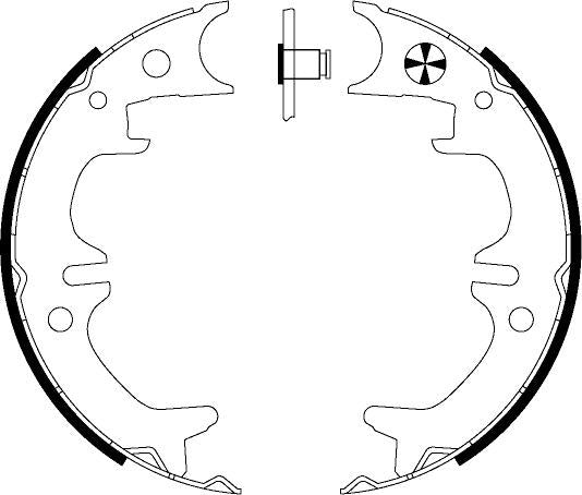 Mintex Brake Shoes fits -Lexus Toyota MFR591 (also fits other vehicles)