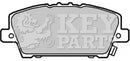Key Parts Brake Pad Set -KBP1986