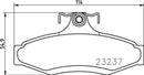 Mintex Brake Pad Set fits -Chevrolet Daewoo Ssangyong MDB1899 (also fits other vehicles)