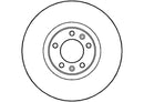 Disctech Brake Disc - Fits Peugeot - ABD2761 - Front Axle
