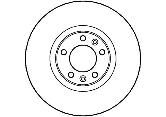 Disctech Brake Disc - Fits Peugeot - ABD2761 - Front Axle