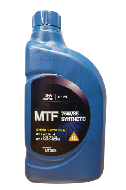 Genuine Hyundai Kia 75w85 Transmision Oil 1ltr - 895000020