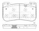 Borg & Beck Brake Pad Set -BBP2801