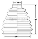 Borg & Beck Cv Joint Boot Kit Part No -BCB6292
