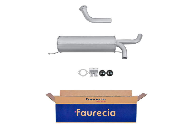 FAURECIA 8LD 366 034-161 Rear Muffler - Easy2Fit® Kit - fits RENAULT ESPACE III