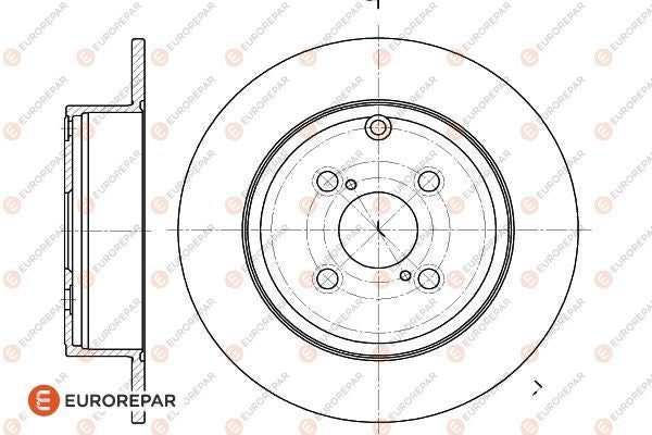 Eurorepar Brake Disc - 1622809180