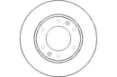 Disctech Brake Disc - Fits Hyundai - ABD3066 - Front Axle
