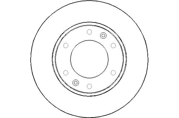 Disctech Brake Disc - Fits Hyundai - ABD3066 - Front Axle
