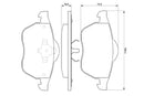 Bosch Brake Pad Set BP249 - 0986424481