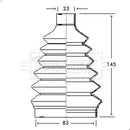 Borg & Beck Cv Joint Boot Kit Part No -BCB2325