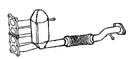 Klarius 325330 - Catalyst Type Approved  - Fits Mazda 2 1.5l CAT