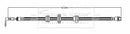 Borg & Beck Brake Hose Part No -BBH8777
