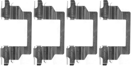 Textar Brake Pad Fitting Kit - 82513200