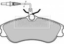 Borg & Beck Brake Pad Set - BBP1601