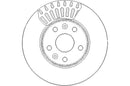 Disctech Brake Disc - Fits Fiat - ABD3191 - Front Axle