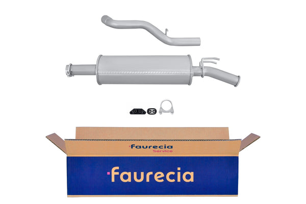 FAURECIA 8LD 366 034-041 Rear Muffler - Easy2Fit® Kit - fits RENAULT 21