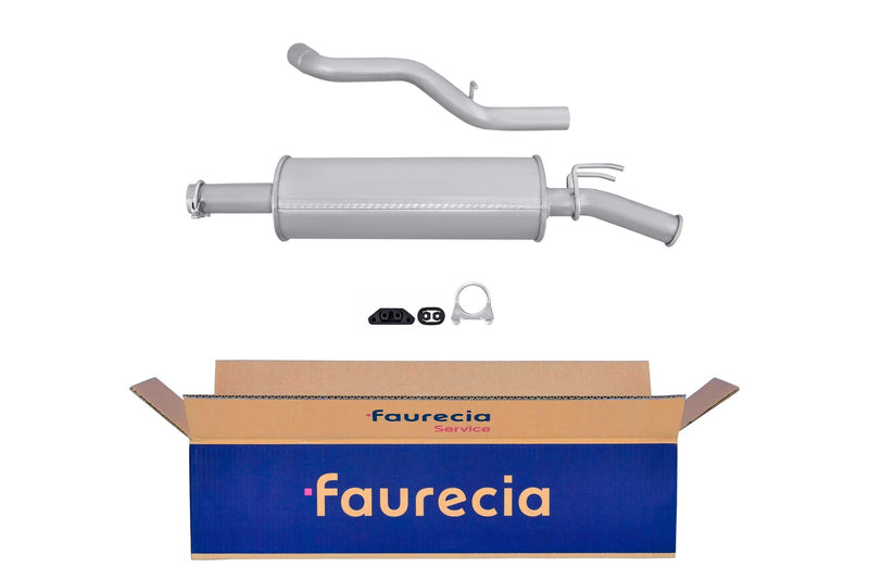 FAURECIA 8LD 366 034-041 Rear Muffler - Easy2Fit® Kit - fits RENAULT 21